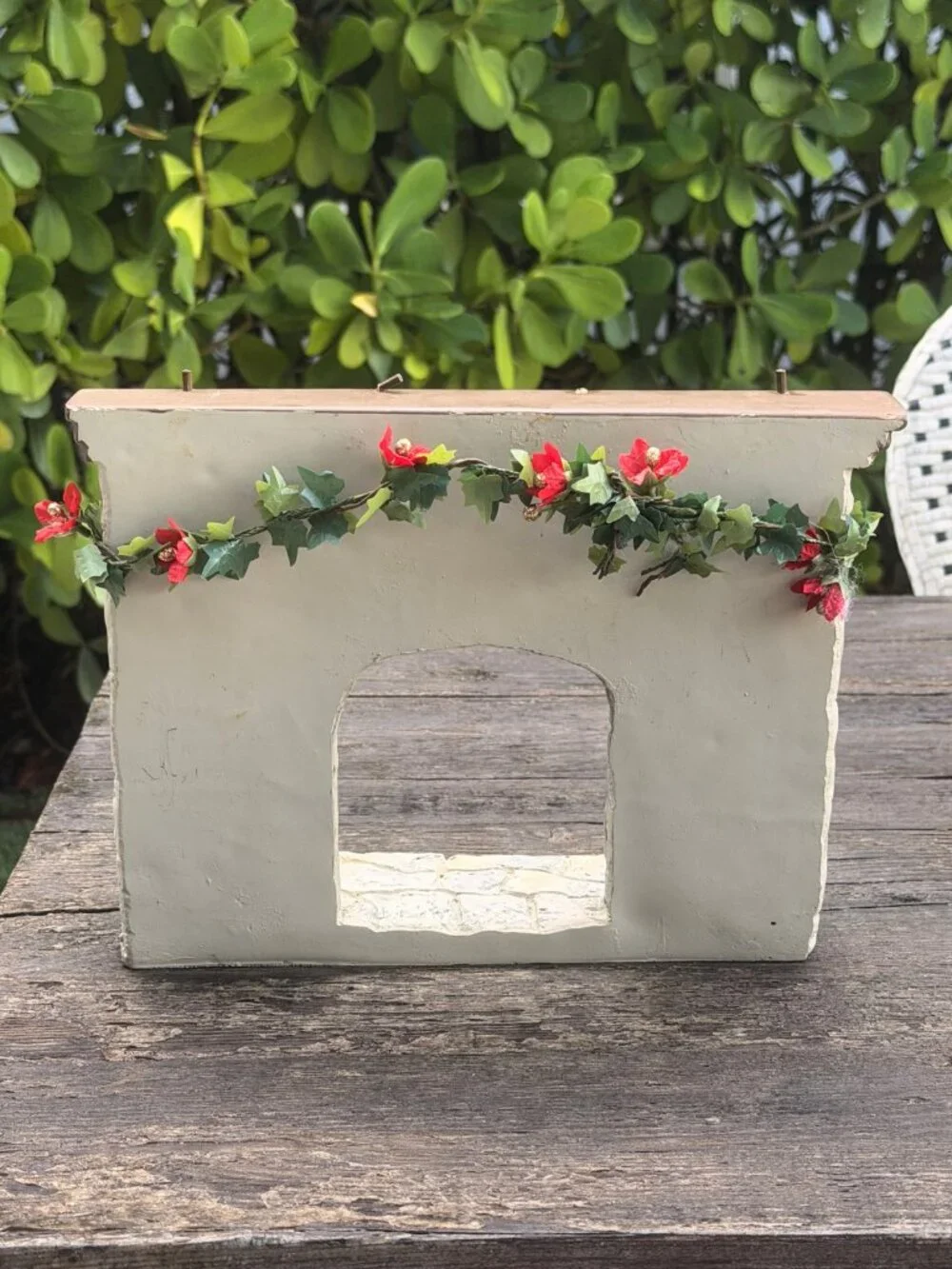 RARE Zim's The Elves Themselves Stone Fireplace Accessory Vintage Display Scene